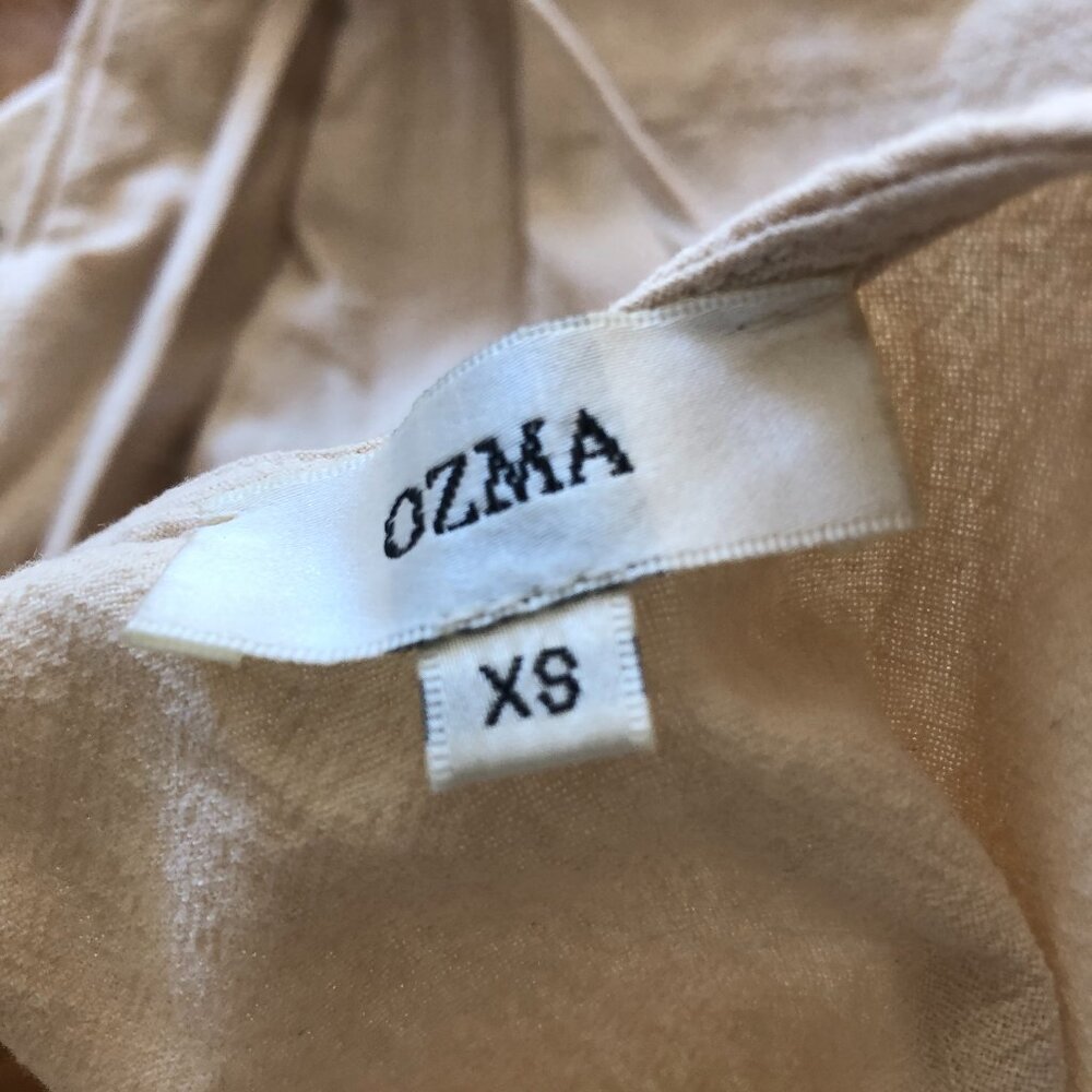 OZMA raw silk jumpsuit